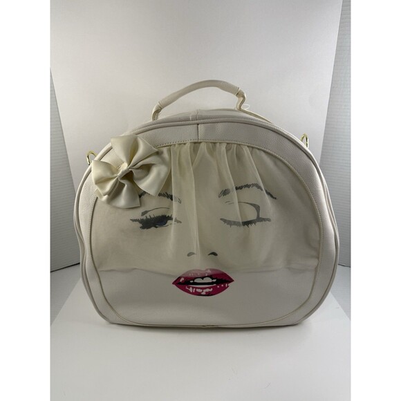 Betsey Johnson - Marilyn Monroe - You May Now Kiss The Bride Weekender Purse Bag - Picture 1 of 13
